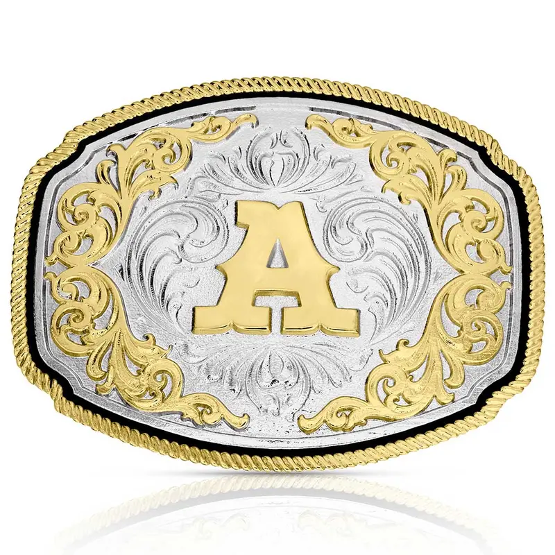 Montana Silversmiths Western Initial Buckle - A1047 1