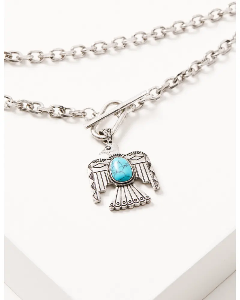 Morgan Thunderbird Layered Necklace 1