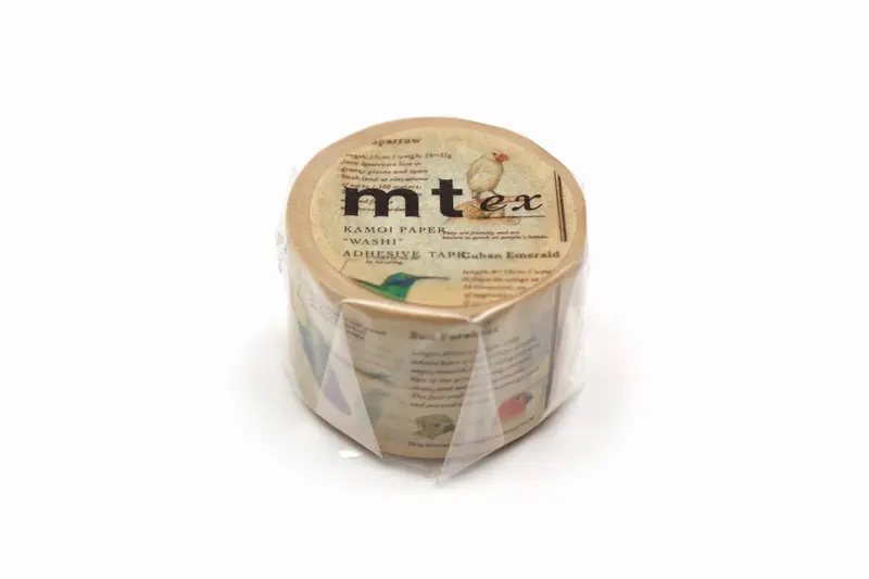 Mt Masking Tape - Washi Tape - Encyclopedia Bird 1