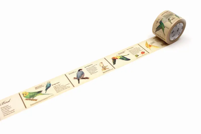 Mt Masking Tape - Washi Tape - Encyclopedia Bird 2