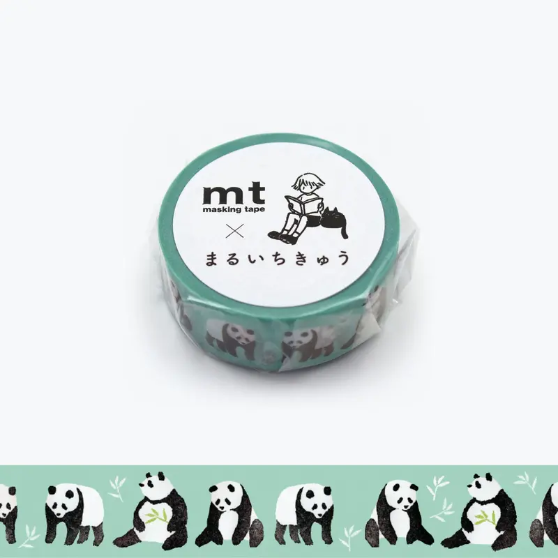 Mt Masking Tape - Washi Tape - Maruichikyu - Panda 1