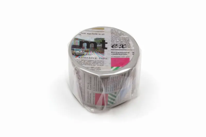 Mt Masking Tape - Washi Tape - Newspaper 1