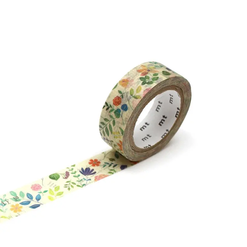 Mt Masking Tape - Washi Tape - Watercolour Flower 1