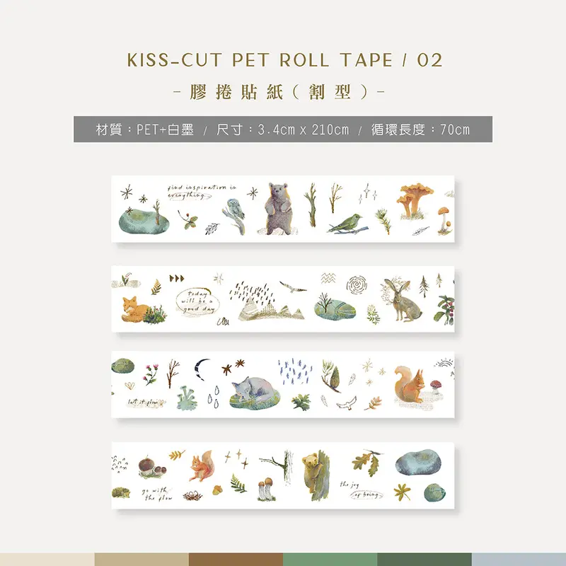 Mu Lifestyle - Planner Sticker - Film Kiss Cut Roll (Pet) - #02 1
