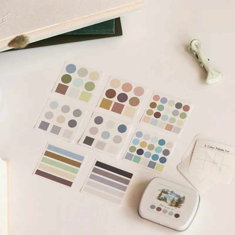 Mu Lifestyle - Planner Sticker - Mini Tin Palette - #01 1