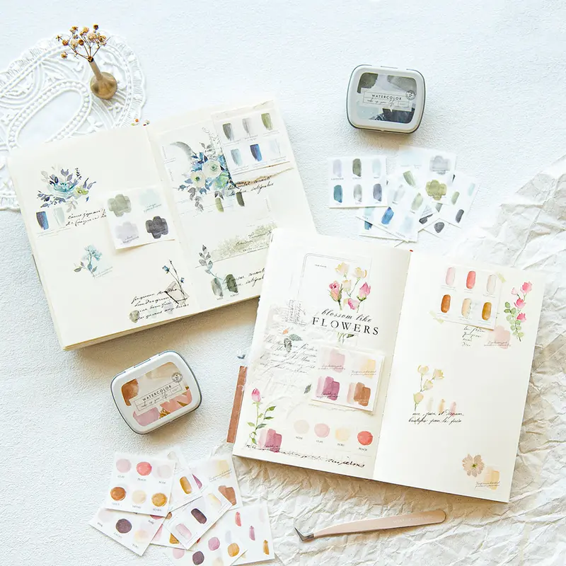 Mu Lifestyle - Planner Sticker - Mini Tin Palette - #05 1