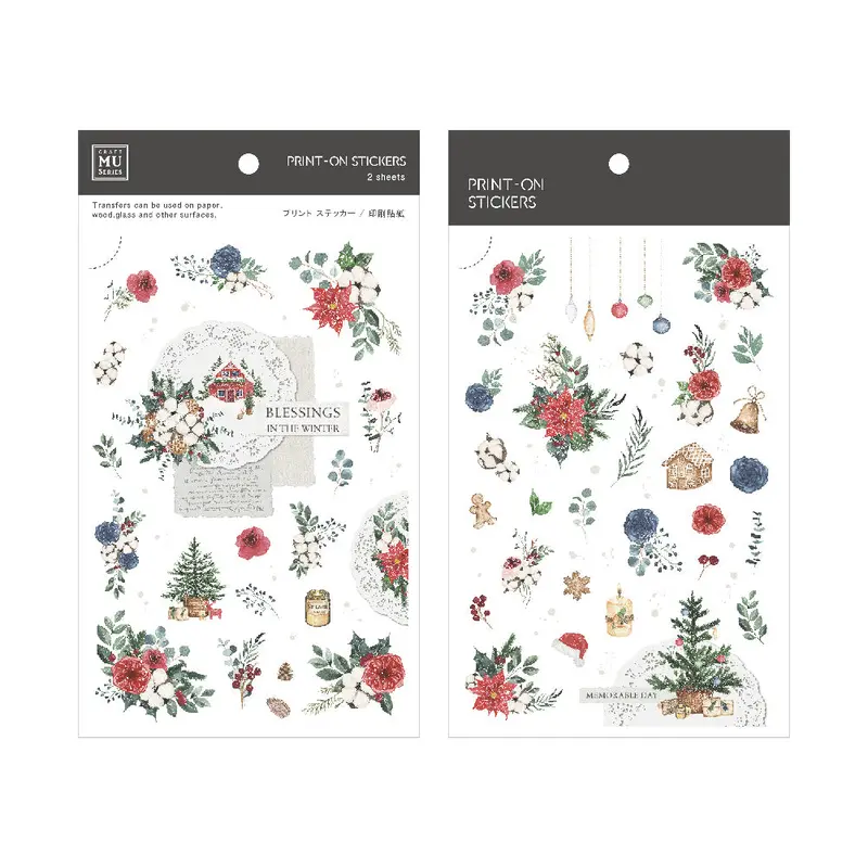Mu Lifestyle - Planner Sticker - Print On - #012X <Outgoing> 1