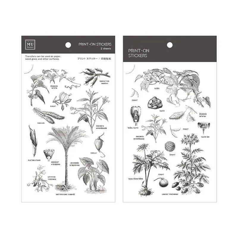 Mu Lifestyle - Planner Sticker - Print On - #029 <Outgoing> 1