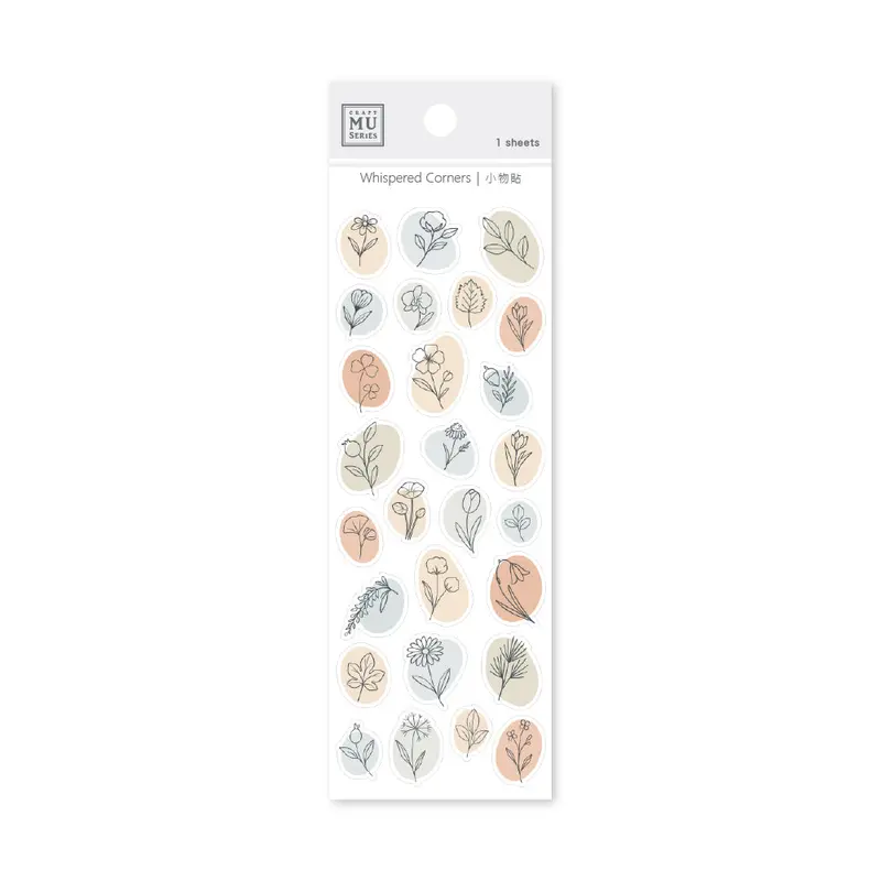 Mu Lifestyle - Planner Sticker - Whispered Corners - #02 1