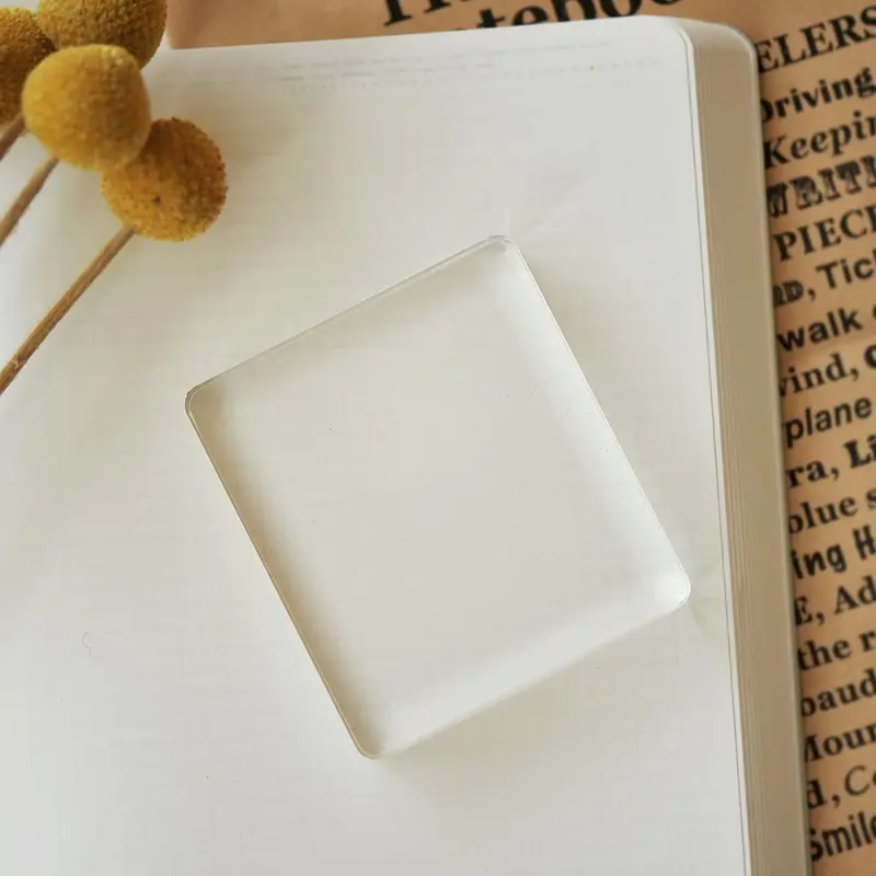Mu Lifestyle - Stamp - Acrylic Block - Square 1