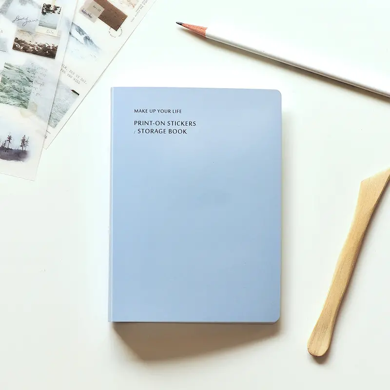 Mu Lifestyle - Sticker Storage Folder - Dusty Blue 1