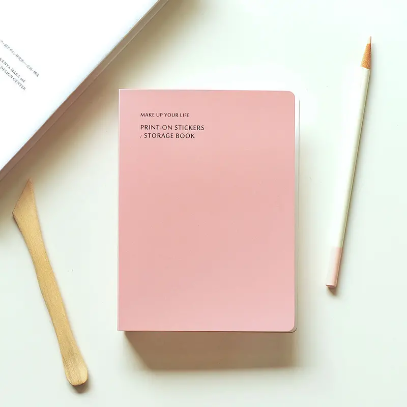 Mu Lifestyle - Sticker Storage Folder - Dusty Rose 1