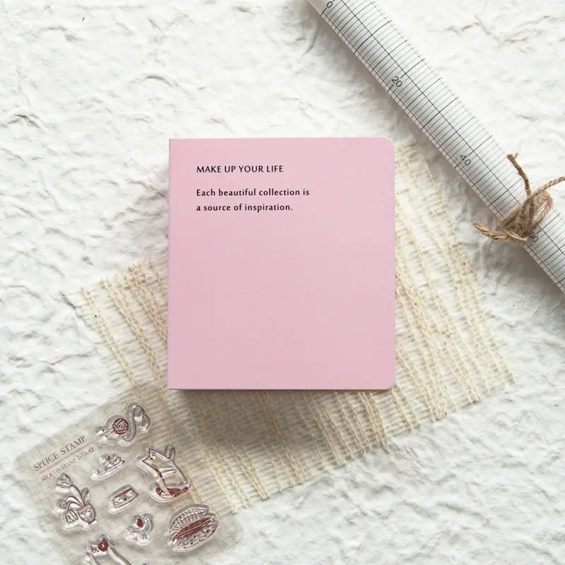 Mu Lifestyle - Sticker Storage Folder - Ephemera - Dusty Rose 1