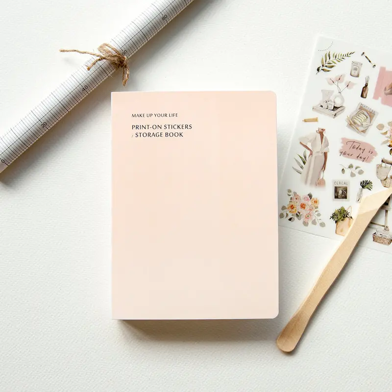 Mu Lifestyle - Sticker Storage Folder - Nude Pink 1