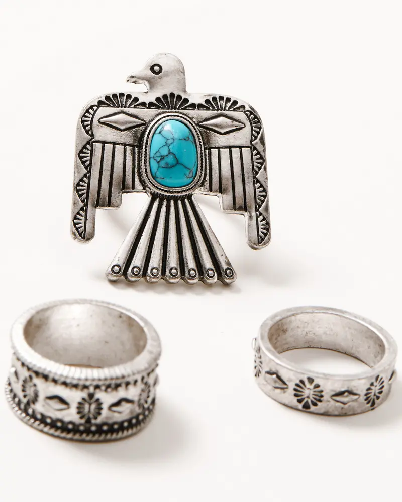 Myrtle Thunderbird Ring Set - 3 Piece 1