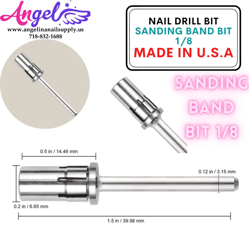 Nail Drill Bit - Sanding Band Bit 1/8 1