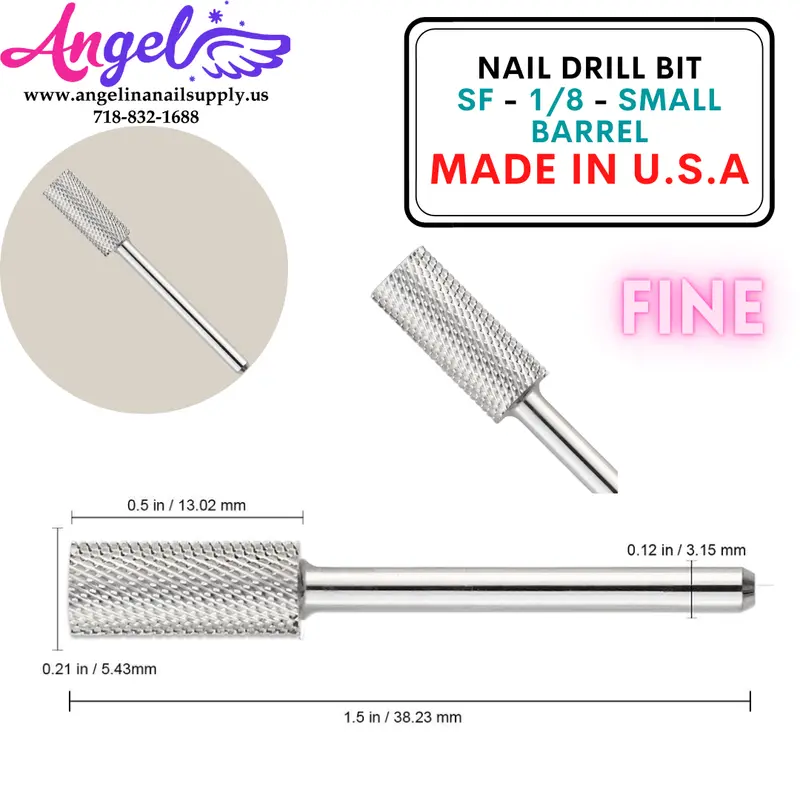 Nail Drill Bit - Sf - 1/8 - Small Barrel 1