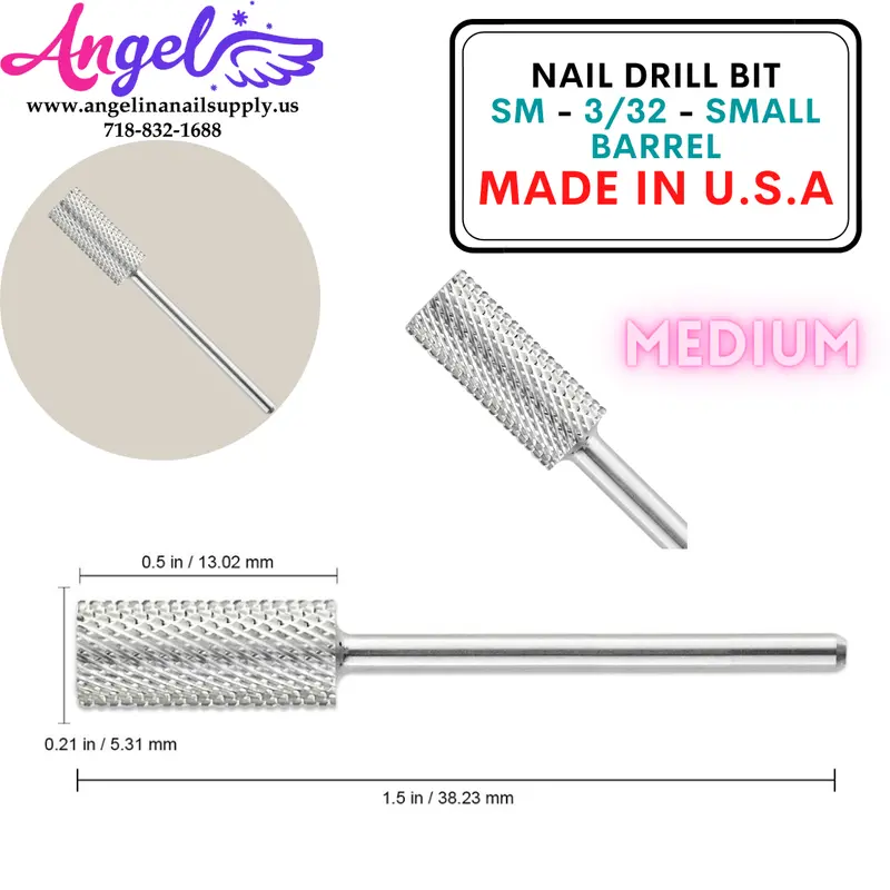 Nail Drill Bit - Sm - 3/32 - Small Barrel 1