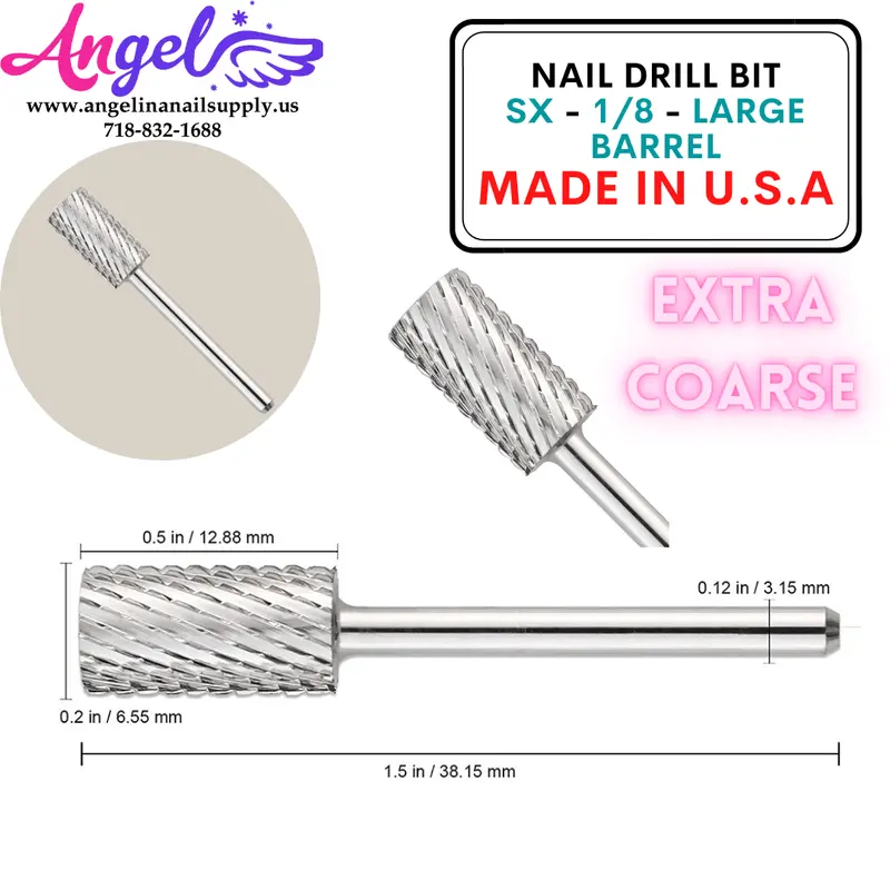 Nail Drill Bit - Sx - 1/8 - Large Barrel 1