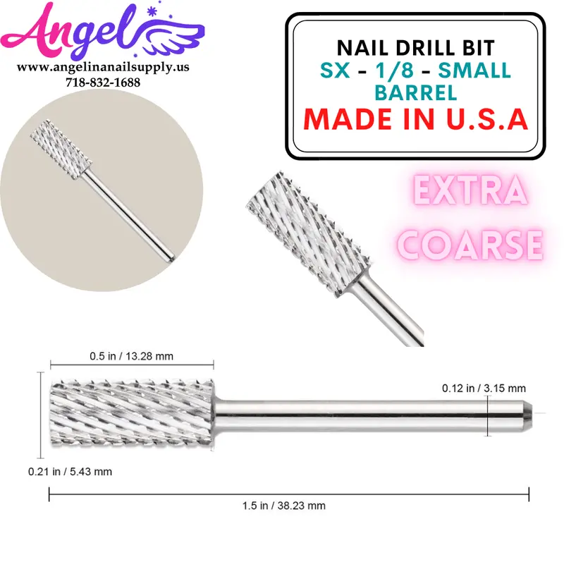 Nail Drill Bit - Sx - 1/8 - Small Barrel 1