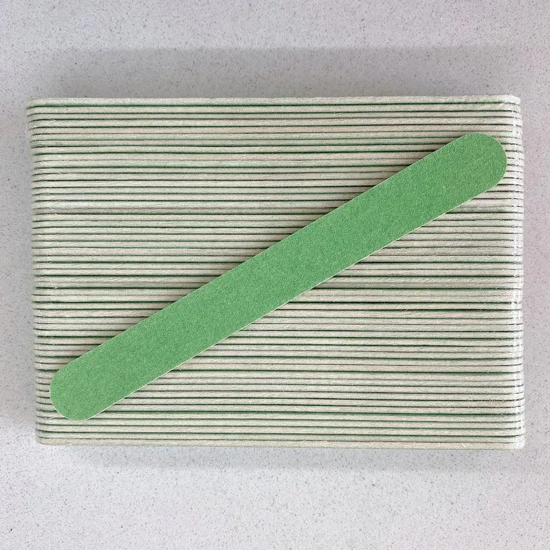 Nail File - Mini File Green 100/100 Bag/50Pcs 1