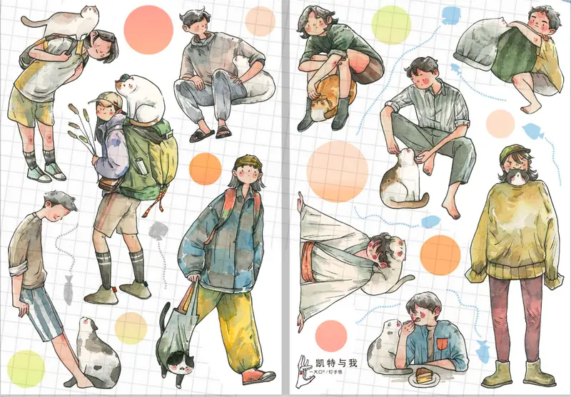 Nailyo - Planner Sticker - Cat & Me 1