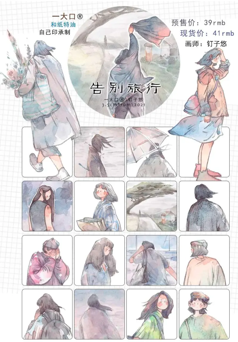 Nailyo - Washi Tape - Travel 1
