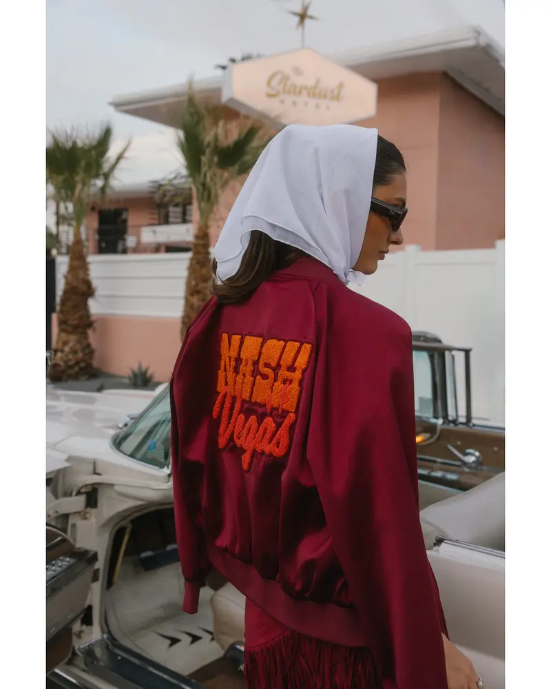 Nash Vegas Satin Bomber 1