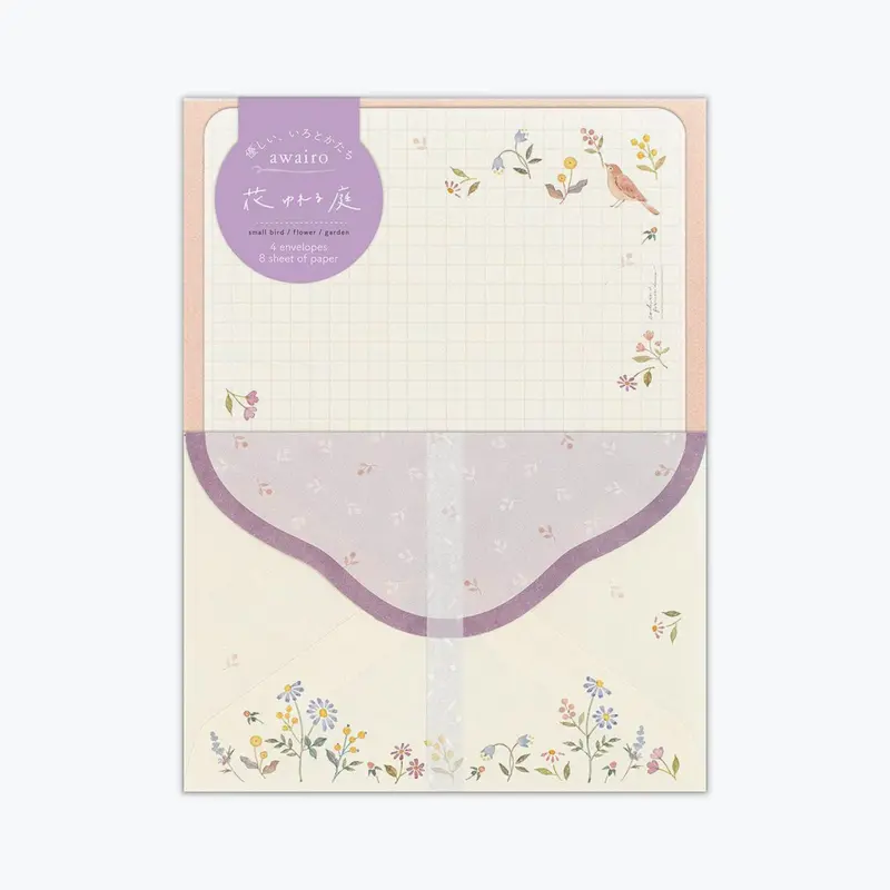 Nb Japan - Letter Set - Awairo - Flower Garden 1