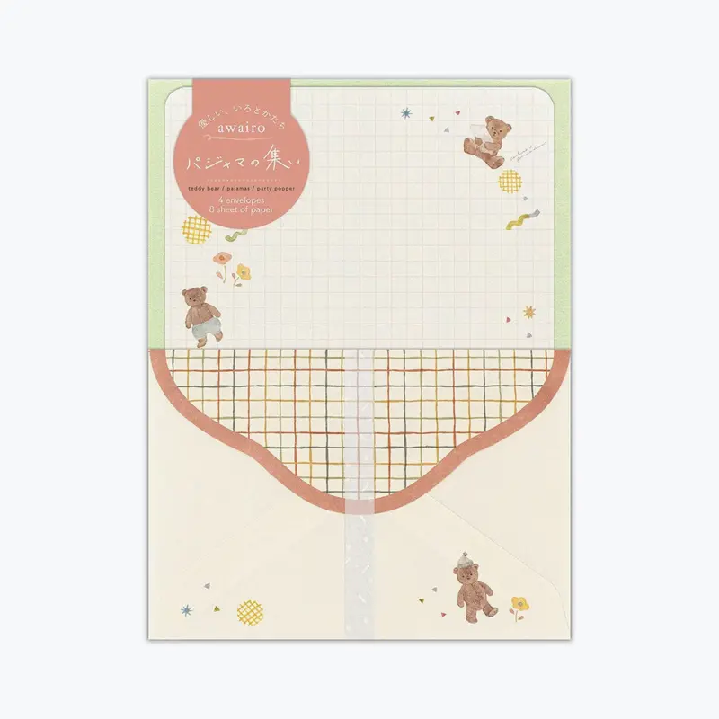 Nb Japan - Letter Set - Awairo - Teddy Bear 1