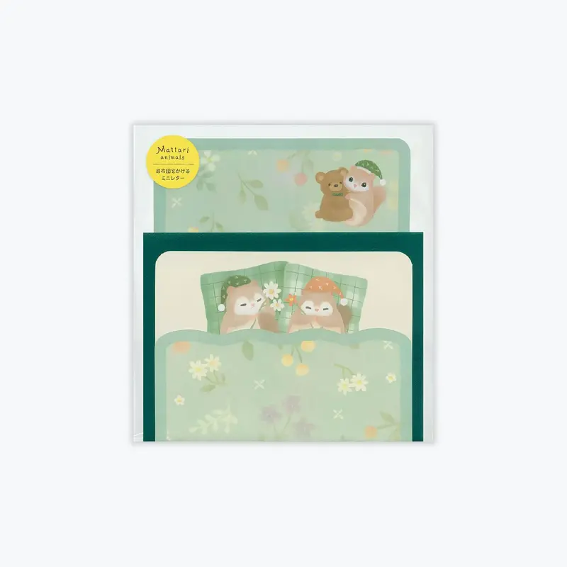 Nb Japan - Letter Set - Mini - Mattari Animals - Momonga 1