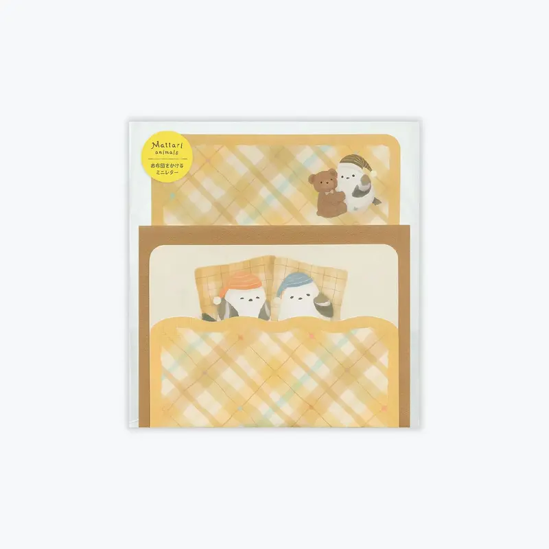 Nb Japan - Letter Set - Mini - Mattari Animals - Shimaenaga 1