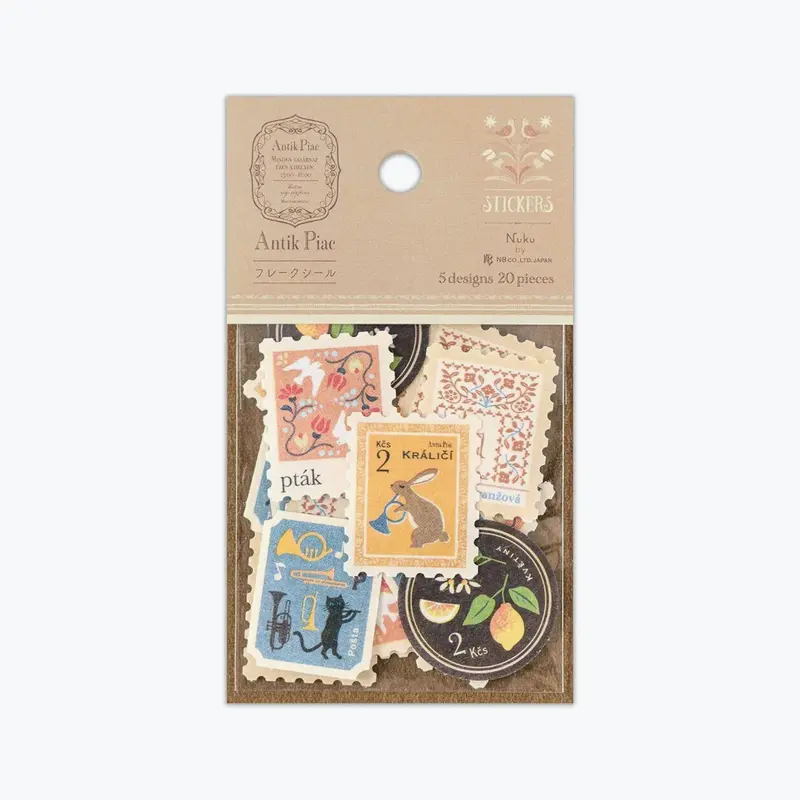 Nb Japan - Planner Sticker - Flake Seal - Antik Piac - Yellow 1