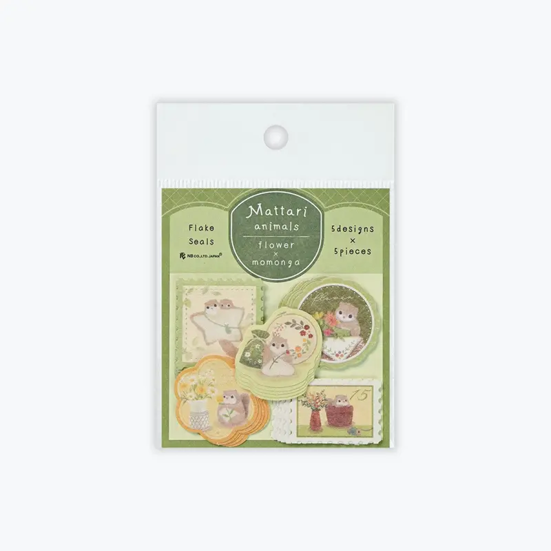 Nb Japan - Planner Sticker - Flake Seal - Mattari Animals - Momonga 1
