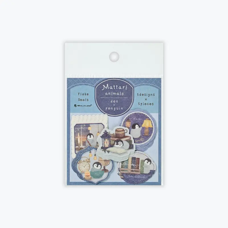 Nb Japan - Planner Sticker - Flake Seal - Mattari Animals - Penguin 1