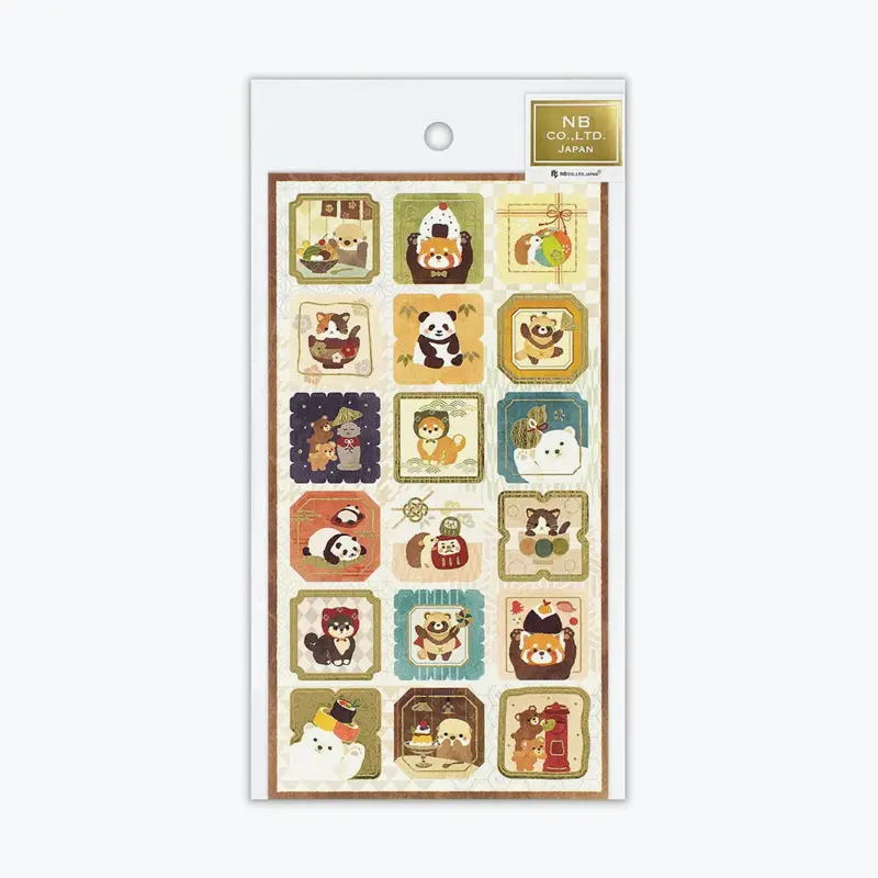 Nb Japan - Planner Sticker - Foil Animals 1