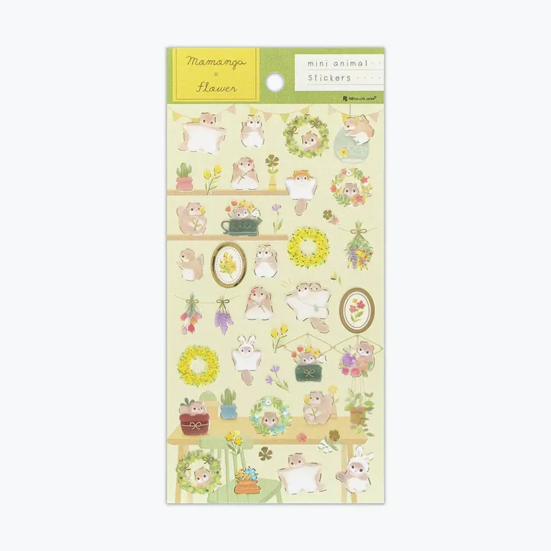 Nb Japan - Planner Sticker - Mattari Animals Foil - Momonga 1