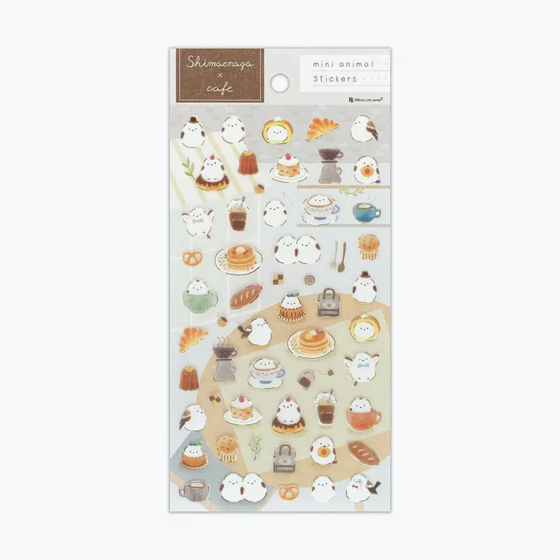 Nb Japan - Planner Sticker - Mattari Animals Foil - Shimaenaga 1