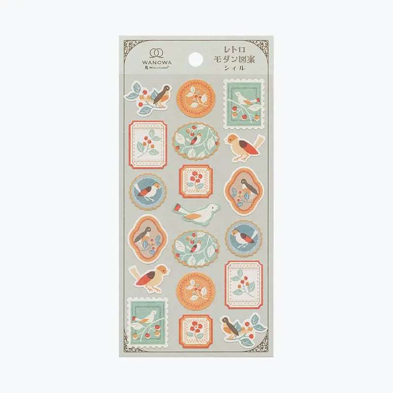 Nb Japan - Planner Sticker - Wanowa - Birds & Fruit 1