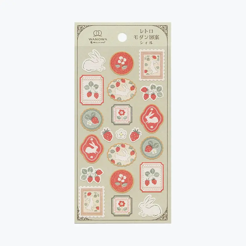 Nb Japan - Planner Sticker - Wanowa - Strawberry Rabbit 1