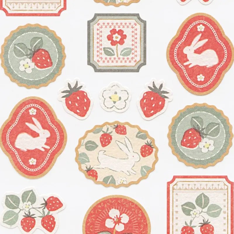 Nb Japan - Planner Sticker - Wanowa - Strawberry Rabbit 2