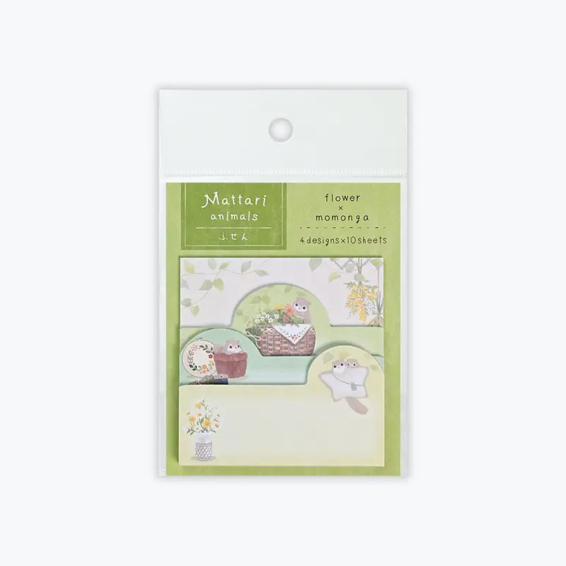 Nb Japan - Sticky Notes - Mattari Animals Foil - Momonga 1