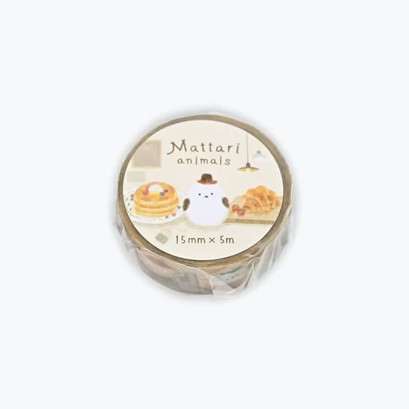 Nb Japan - Washi Tape - Mattari Animals - Shimaenaga 1