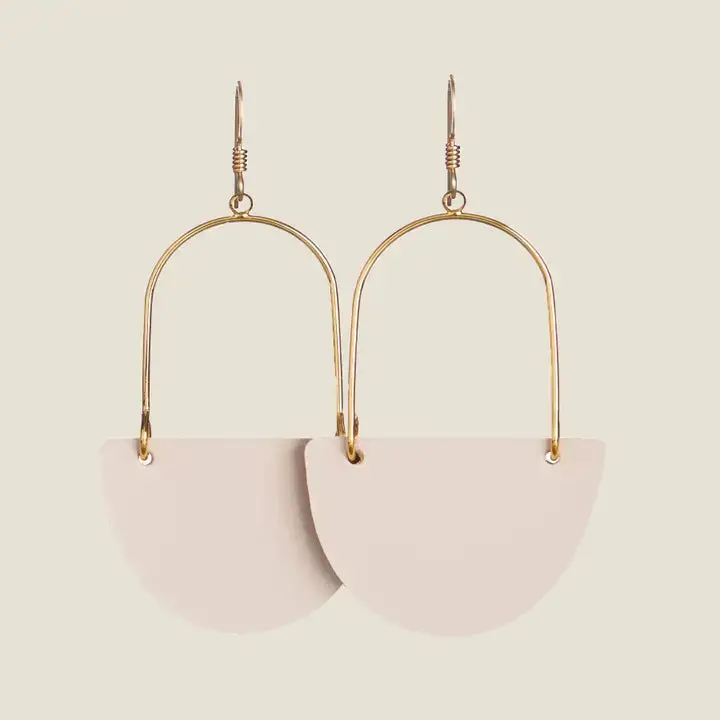 Nickel & Suede Soft Sand Islas In Gold 1