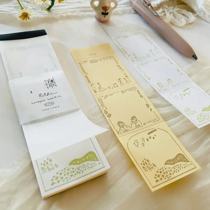 Niconeco Zakkaya - Notepad - Letterpress Label Book Day 1