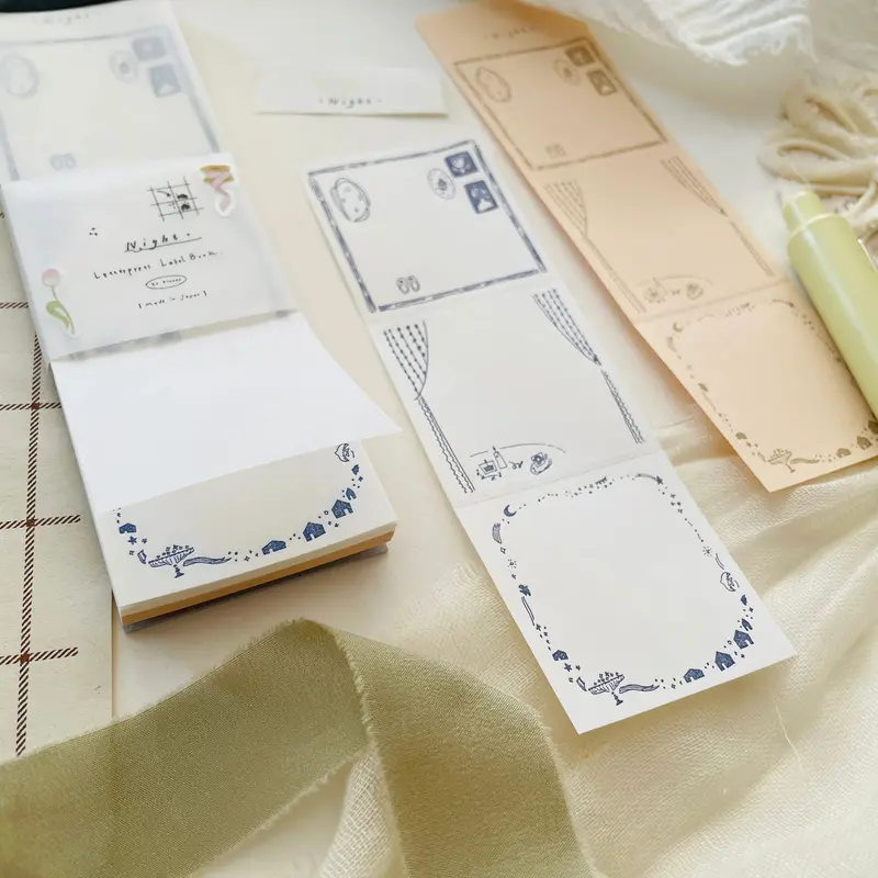 Niconeco Zakkaya - Notepad - Letterpress Label Book Night 1