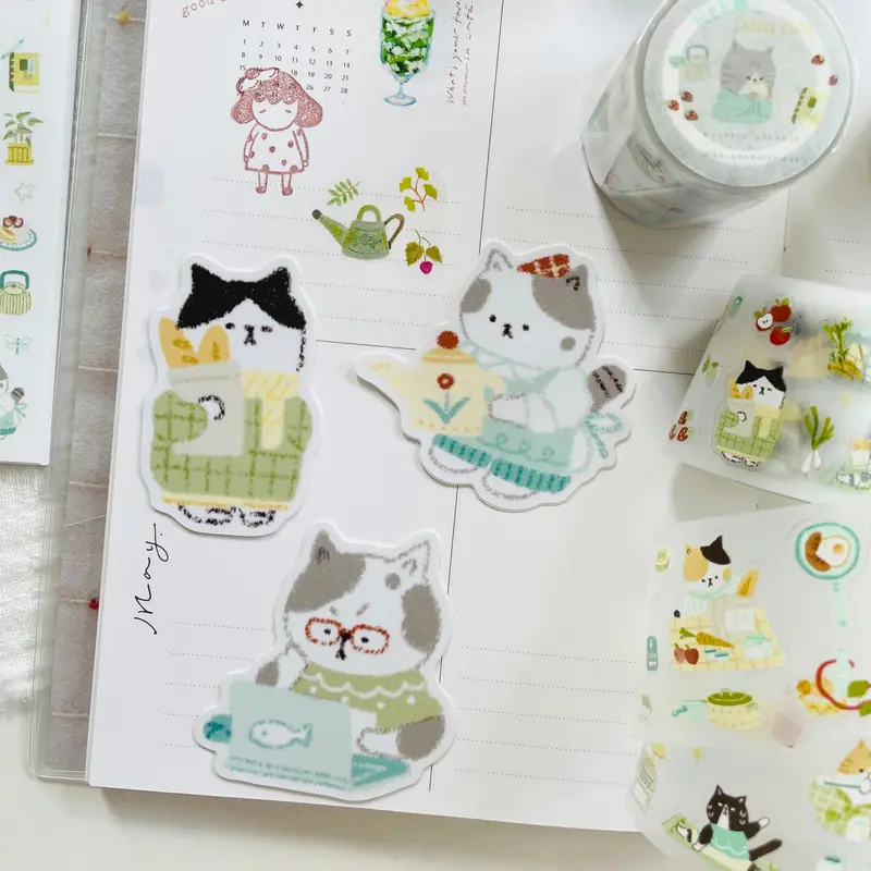 Niconeco Zakkaya - Planner Sticker - Neko's Daily Life (Vinyl) 1