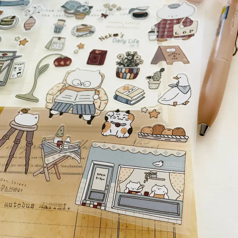 Niconeco Zakkaya - Planner Sticker - Neko's Daily Life Vol.4 1