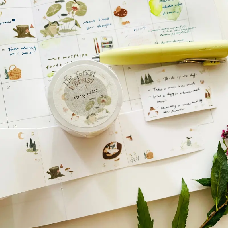 Niconeco Zakkaya - Sticky Notes - Roll - The Forest Whimsy Vol.1 1