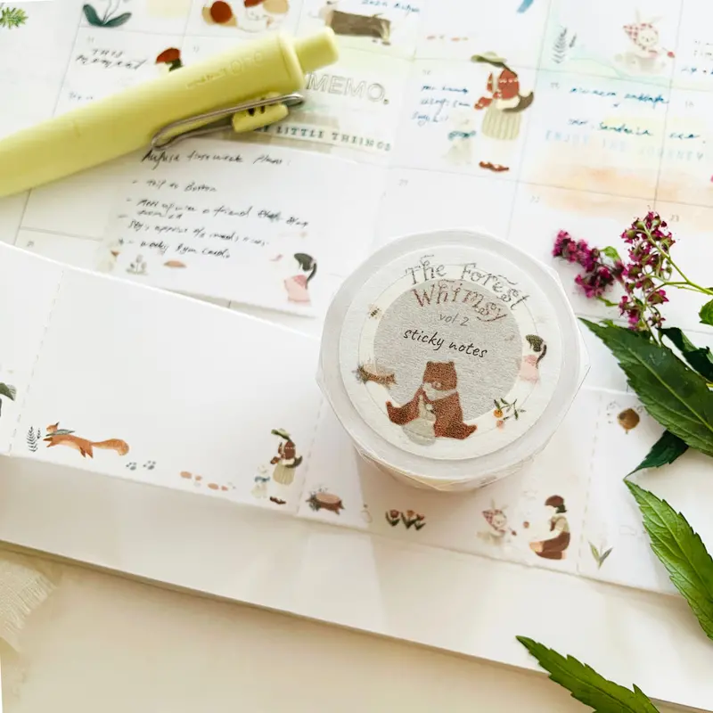 Niconeco Zakkaya - Sticky Notes - Roll - The Forest Whimsy Vol.2 1